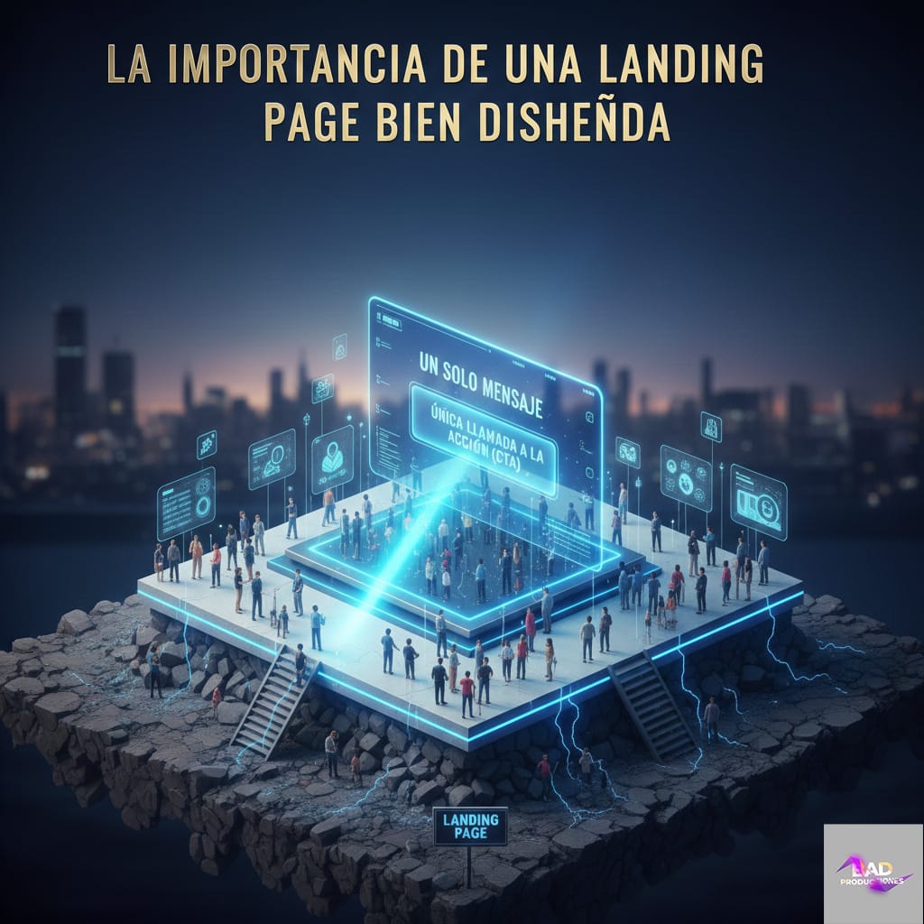 Web vs. Redes Sociales 4 Landing Page importante