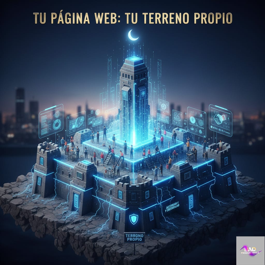 Web vs. Redes Sociales 3 Pagina Web. tu propio terreno